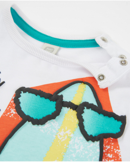 Camiseta de niño de punto con manga larga