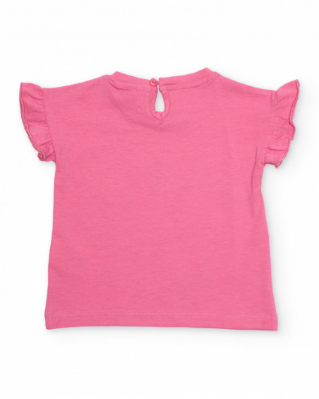 Camiseta de niña de punto con motivo de limonada