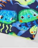 Camiseta de niño de punto con medusas multicolores