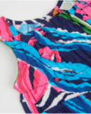 Mono de niña de plana con estampado marino