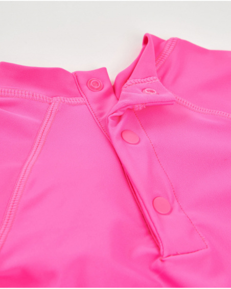 Camiseta baño de niña de punto y de secado rápido