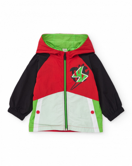 Chaqueta de niño de plana con cierre cremallera