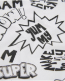 Camiseta de niño de punto de estilo cómic