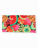 Toalla de niña de punto con estampado de frutas