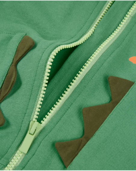 Sudadera de niño de punto con apliques en relieve