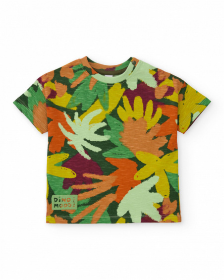 Camiseta de niño de punto con estampado integral