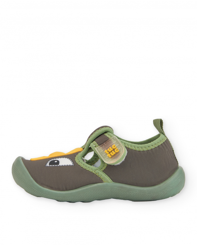 Zapatos acuaticos de niño de punto y suela flexible