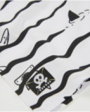 Camiseta de niño de punto y estampado de tiburones