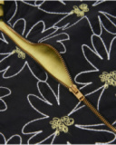 Chaqueta de niña de plana con estampado floral