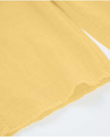 Pantalones de niña de plana y corte culotte