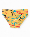 Bañador de niño de punto de estilo slip