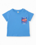 Conjunto de niño de punto y estampado artístico