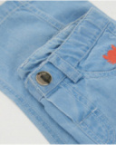 Pantalones de niño de plana y denim suave