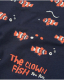 Camiseta de niño de punto con estampado de peces payaso