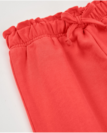 Pantalones de niña de punto y corte culotte