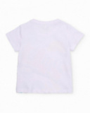 Camiseta de niño de punto con estampado grande