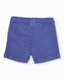 Bermuda de niño de plana con cintura ajustable