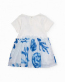 Vestido de niña de plana con detalle de lentejuelas