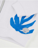 Sudadera de niña de punto con estampado marino