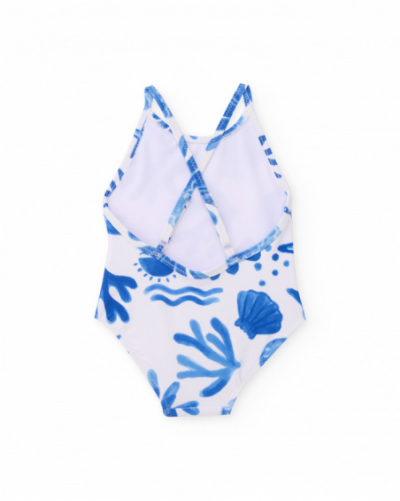 Bañador de niña de punto con tirantes finos