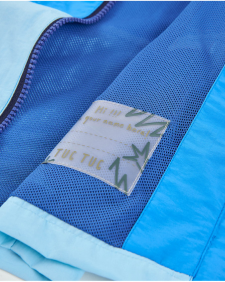 Chaqueta de niño de plana y bolsillos con cremallera