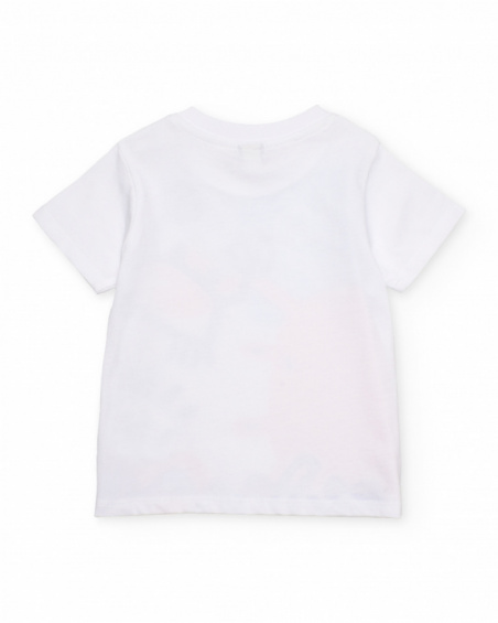 Conjunto de niño de punto con gran estampado