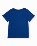 Camiseta de niño de punto y tapeta frontal