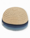 Sombrero de niña de plana con cinta decorativa