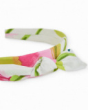 Diadema de niña de plana con lazo decorativo