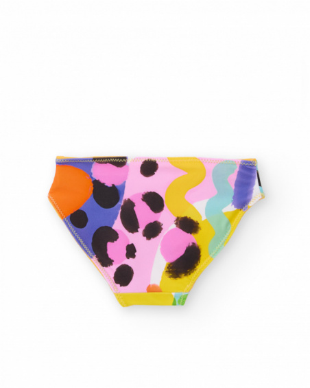 Culetín de niña de punto con diseño reversible