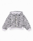 Sudadera de niña de punto con diseño animal print