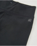 Pantalones de niña de punto y pierna acampanada