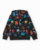 Sudadera de niño de punto de estilo urbano