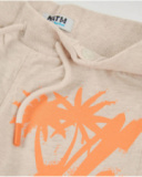 Bermuda de niño de punto y estampado estilo grafiti