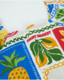 Blusa de niña de punto con mangas abullonadas