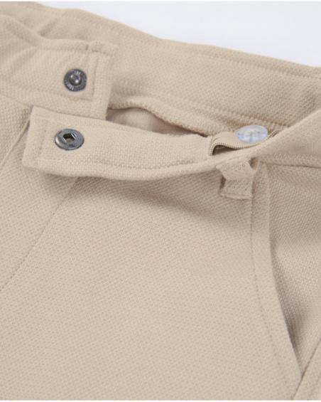 Pantalones de niño de punto y corte recto