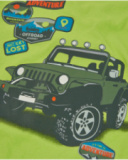 Camiseta de niño de punto con estampado aventurero