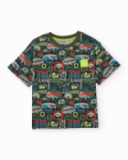 Camiseta de niño de punto con temática aventurera