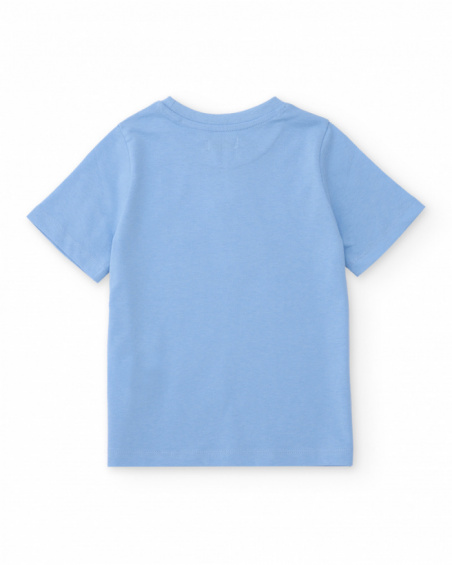 Conjunto de niño de punto con estampado tropical