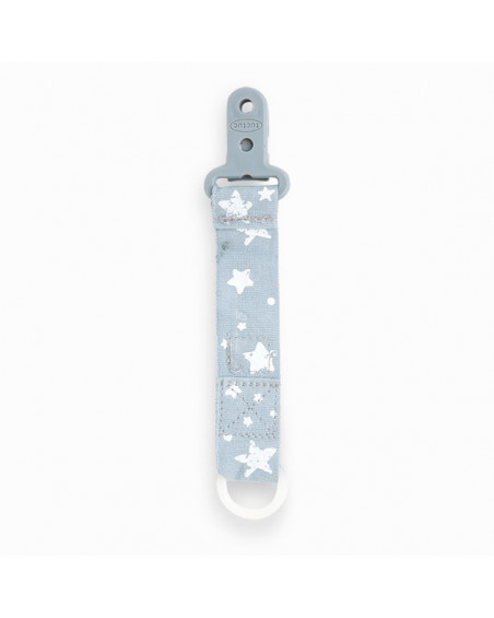 Pinza chupete cotton constellation gris Pinza chupete cotton constellation gris