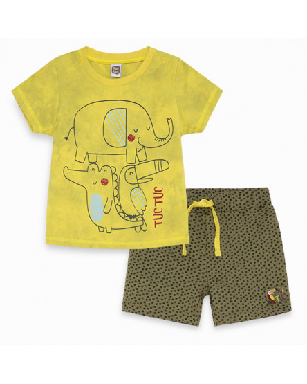 Camiseta Punto SIN Mangas NI/ÑO Verde Tropical Jungle