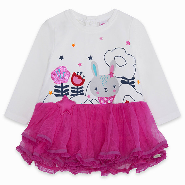 Tuc Tuc Vestido Punto Y Tul Chic Bunny Beb/és