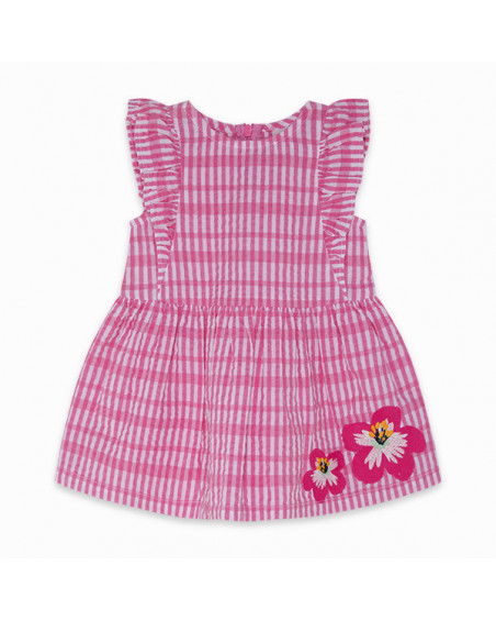 VESTIDO PLANA FLORES NIÑA ROSA LOVE SAUVAGE VESTIDO PLANA FLORES NIÑA ROSA LOVE SAUVAGE