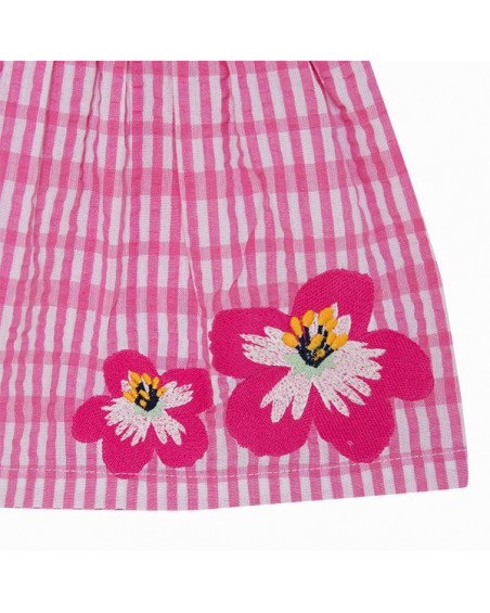 VESTIDO PLANA FLORES NIÑA ROSA LOVE SAUVAGE VESTIDO PLANA FLORES NIÑA ROSA LOVE SAUVAGE