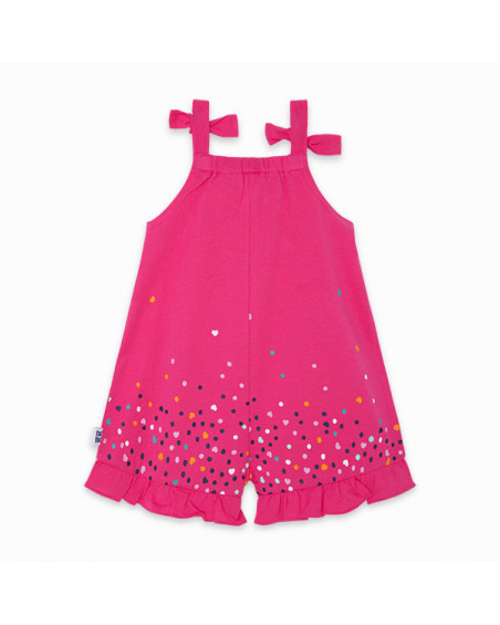 MONO PUNTO TIRANTES Y VOLANTES NIÑA ROSA LOVE SAUVAGE MONO PUNTO TIRANTES Y VOLANTES NIÑA ROSA LOVE SAUVAGE