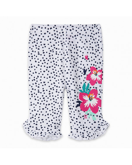 LEGGING PIRATA PUNTO ESTAMPADO NIÑA BLANCO LOVE SAUVAGE LEGGING PIRATA PUNTO ESTAMPADO NIÑA BLANCO LOVE SAUVAGE