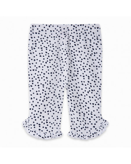 LEGGING PIRATA PUNTO ESTAMPADO NIÑA BLANCO LOVE SAUVAGE LEGGING PIRATA PUNTO ESTAMPADO NIÑA BLANCO LOVE SAUVAGE