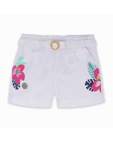 SHORT SARGA FLORES NIÑA BLANCO LOVE SAUVAGE SHORT SARGA FLORES NIÑA BLANCO LOVE SAUVAGE