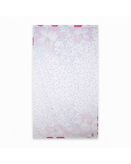 TOALLA ESTAMPADA NIÑA BLANCA LOVE SAUVAGE TOALLA ESTAMPADA NIÑA BLANCA LOVE SAUVAGE