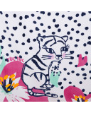 TOALLA ESTAMPADA NIÑA BLANCA LOVE SAUVAGE TOALLA ESTAMPADA NIÑA BLANCA LOVE SAUVAGE